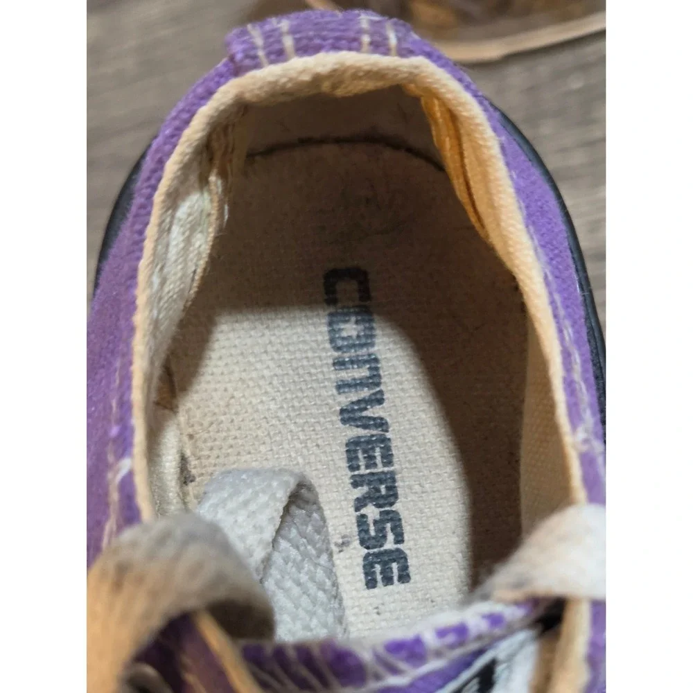 Converse Chuck Taylor All Star Lace Up Sneakers Infant Size 5 Purple